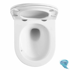 Унитаз подвесной безободковый Calypso CS46UQ-TKS с сиденьем Soft Close (микролифт)