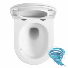 Унитаз подвесной безободковый Calypso CS46UQ-TK с сиденьем Soft Close (микролифт)