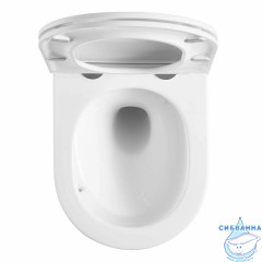 Унитаз подвесной безободковый Calypso CS46UQ-TKS с сиденьем Soft Close (микролифт)
