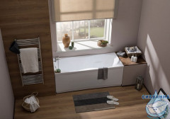 Акриловая ванна Aquanet Tessa 170x70 с каркасом