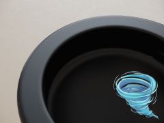 Унитаз подвесной безободковый Ceramicanova UP Rimless CN4007MB с сиденьем быстросъемным Soft Close (микролифт)