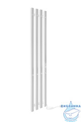 Полотенцесушитель электрический Indigo Style PRO (с таймером) 18х120 белый матовый (с возможностью скрытого подключения, подключение R/L)