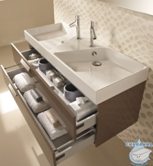 Тумба Jacob Delafon Rythmik 100 арлингтонский дуб с раковиной Rythmik 100