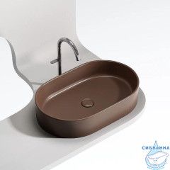  Раковина на столешницу 61 см Ceramicanova Element CN6048MDB (коричневый)