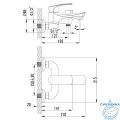 Комплект смесителей Lemark Plus Shape LM1780C (хром)