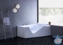 Акриовая ванна Gemy G9056 B R 170х130 с гидромассажем
