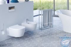 Унитаз подвесной безободковый Excellen Doto Pure Rim 48 CEEX.1404.485.WH с сиденьем Soft Close (микролифт)
