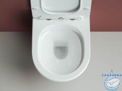 Унитаз подвесной безободковый Ceramicanova Forma Rimless CN3009 с сиденьем быстросъемным Soft Close (микролифт)