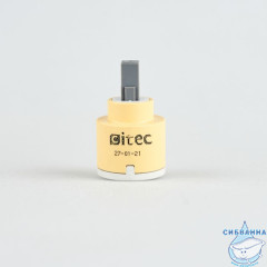 Картридж для смесителя, керамика, 35 мм, без ножек, смещенный угол поворота, IDDIS, 999C35D6SM