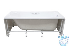 Акриловая ванна Roca BeCool 180x80 с каркасом