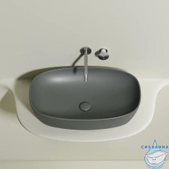  Раковина на столешницу 60 см Ceramicanova Element CN6049MH (серый)