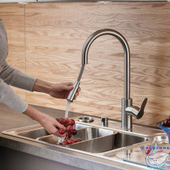 Смеситель для кухни Vitra Masterline Inox A42153EXP (хром)