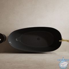 Карбоновая ванна ABBER Karbon AK9011-1.7 черная
