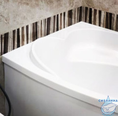 Ванна из литьевого мрамора New Line Sanitary Диана R 160х98