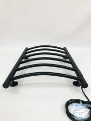 Полотенцесушитель электрический Санприз Классик П6 40х60 (черный матовый) (подключение универсальное)