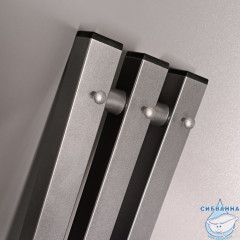 Полотенцесушитель электрический Indigo Style PRO (с таймером) 13х120 графит (с возможностью скрытого подключения, подключение R/L)