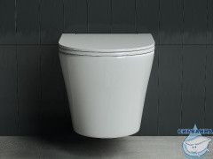 Унитаз подвесной безободковый Ceramicanova Forma Rimless CN3011 с сиденьем быстросъемным Soft Close (микролифт)