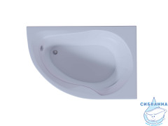 Акриловая ванна Aquatek Вирго R 150х100 с каркасом