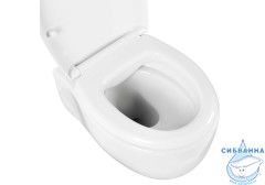 Унитаз подвесной безободковый Aquatek Альтаир AQ1980-00 с сиденьем Soft Close (микролифт)