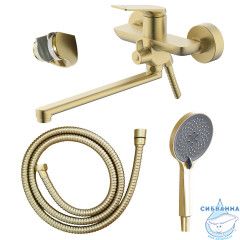 Смеситель для ванны Azario Lursy AZ-K1749MG (золото матовое)