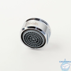 Аэратор для смесителя в комплекте с гайкой, силикон, M24, наружная резьба, IDDIS, 996S24B1SM