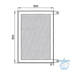Зеркало Aquanet Алассио 80х85 196634