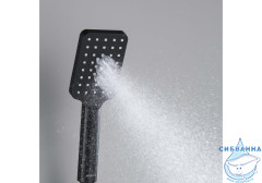 Ручной душ Aquatek Лира 3 режима AQ2005MB (черный матовый)