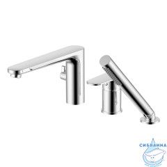 Смеситель для ванны на борт Aquatek Ника AQ1848CR (хром)