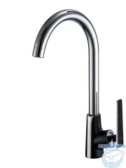 Смеситель кухни Frap F4057 (хром/черный)