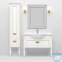 Тумба Roca America Evolution L 85 с раковиной America 85 молочный дуб