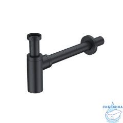 Сифон для умывальника Iddis Optima Home OPTBL00i84 (черный матовый)
