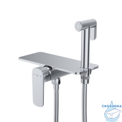 Встраиваемый смеситель с гигиеническим душем, полка, Axes, IDDIS, AXESBSHi08