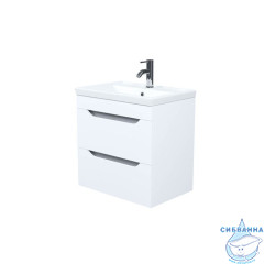Тумба с умывальником, подвесная, 60 см, белый, Sky, IDDIS, SKY60W0i95K подходит умыв. 4076000i28