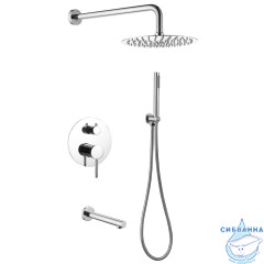 Душевая система Abber Emotion 250 1 режим AF8817 (хром)