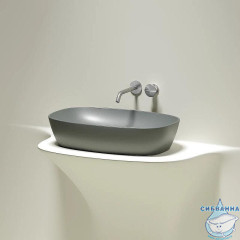  Раковина на столешницу 60 см Ceramicanova Element CN6049MH (серый)