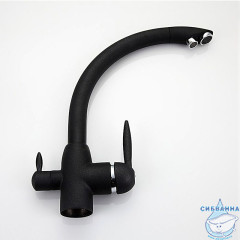 Смеситель кухни Frap F4399-7 (черный матовый)