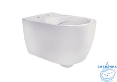 Унитаз подвесной безободковый Aquatek Поларис AQ0700-01 (с сиденьем Soft Close (микролифт)