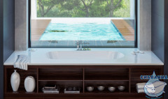 Ванна из литьевого мрамора Esse Hawaii 167x72