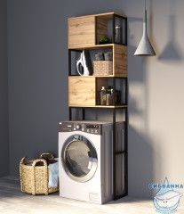 Шкаф под стиральную машину 1Marka Grunge Loft 66 дуб вотан