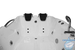 Акриловая ванна с гидромассажем Loranto CS-806NL 170x120 с каркасом