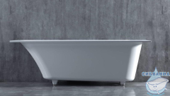 Ванна из искусственного камня Salini Orlando Kit 170x80 (материал sapirit, белый матовый)