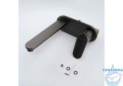 Смеситель для раковины встраиваемый Aquatek Ника AQ1813BGM (оружейная сталь)