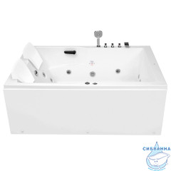 Акриовая ванна Gemy G9061 B R 181х121 с гидромассажем