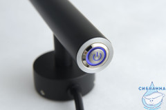 Полотенцесушитель электрический Сунержа Аскет 165 (с возможностью скрытого подключения) (черный матовый)