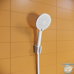 Лейка для душа Iddis Optima Home 3 режима OPH3F0Wi18 (белый матовый)