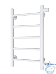 Полотенцесушитель водяной Санприз Аврора П5 60х30 (боковое подключение 50 см) (белый матовый)