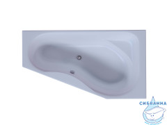 Акриловая ванна Aquatek Медея R 170х95 с каркасом
