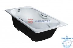 Чугунная ванна Универсал Сибирячка 170х75 с ножками и ручками