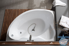 Акриловая ванна Aquanet Jamaica 160x100 R с каркасом