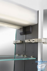 Зеркало-шкаф AM.PM Sensation 80 R белый глянцевый